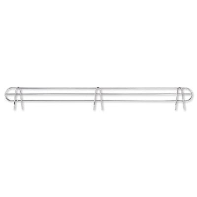 Alera 48" Wire Shelving Back Support, Silver - 2 pack