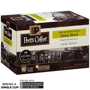 Peet’s Coffee House Blend Decaf 120 K-Cup Pods