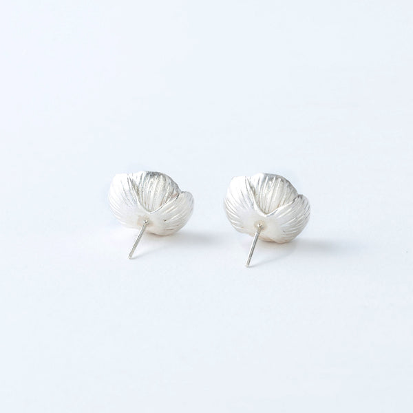 Sterling Silver Poppy Stud Earrings – Hummingbird Jewelers