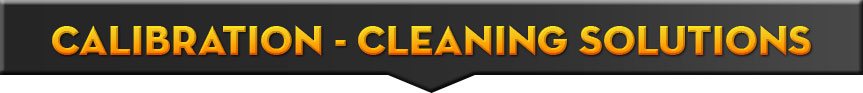 Calibration - Cleaning Solutions