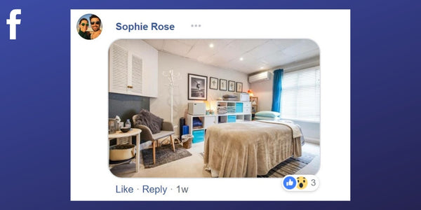 Facebook post from Sophie Rose with ideas for treatment room decor.