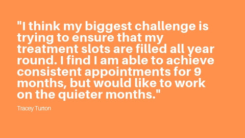 Tracey Turton comment from massage therapist survey about the biggest business challenges of 2019