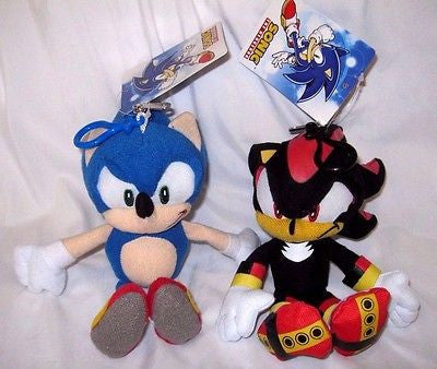 sonic keychain plush