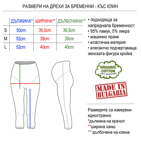 къс клин за бременни виж всички модели