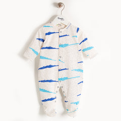 ADAMO ORGANIC COTTON BABY SLEEPSUIT