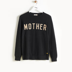 SELFISH MOTHER X BONNIE MOB CHARITY SWEATER BLACK AND GOLD