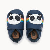 navy panda baby shoes bobux x bonniemob