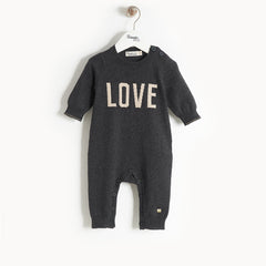 SELFISH MOTHER X BONNIE MOB CHARITY PLAYSUIT CHARCOAL AND GOLD