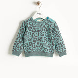 solo baby and kids leopard sweater