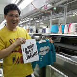 Shifu in knitting factory