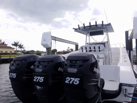 DJ Skelton's Fishing Charter Boat with Three Motors