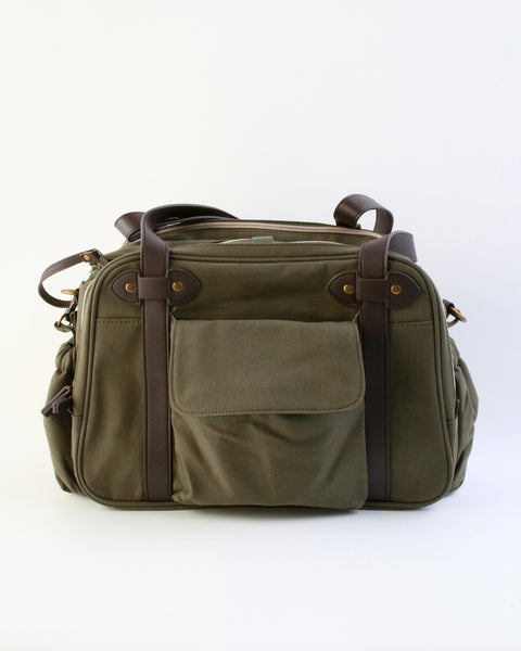 khaki baby changing bag