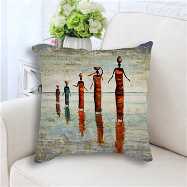 Water Walkers Pillow Cover