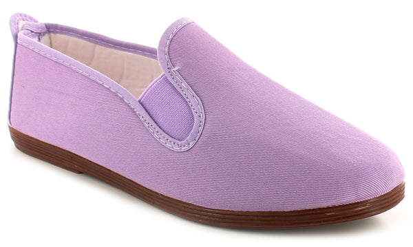 lilac canvas shoes