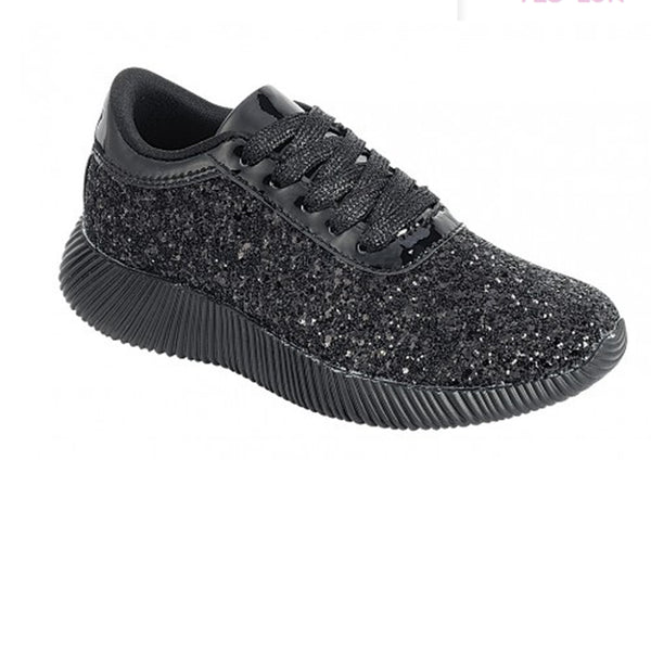 Forever Fashion Glitter Tennis Shoes 