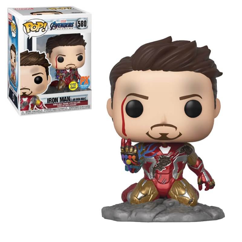 glow in the dark iron man funko pop