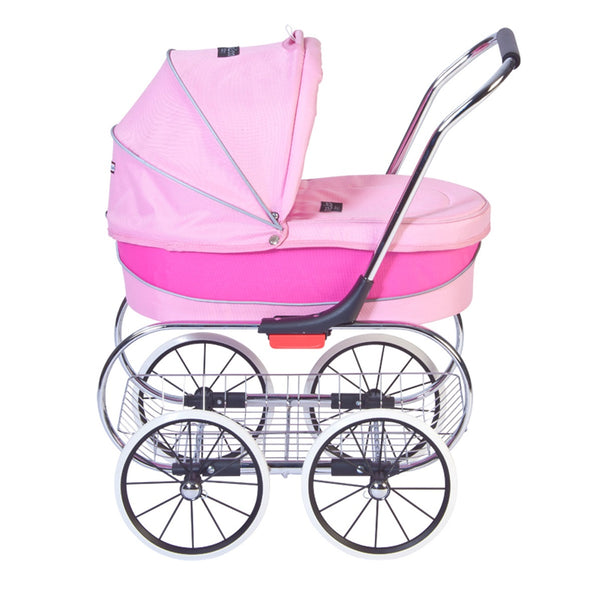 pink bassinet stroller