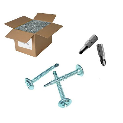25 lb 8x1-1/4" Lath Screws - Drill point