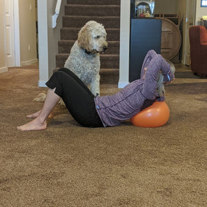 Core Challenge with Mini Stability Ball - Upper Back