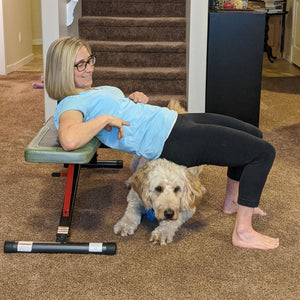 Workout With Your Dog - Glute Bridge & Dog Crawling