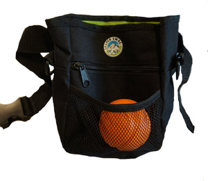 Jasper Swag Bag Mini Dog Treat Bag with Ball in Pocket