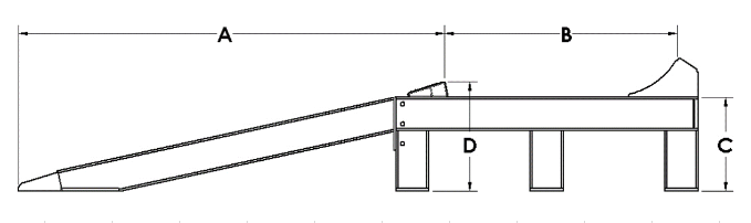 Sureweld wheel riser dimensions drawing