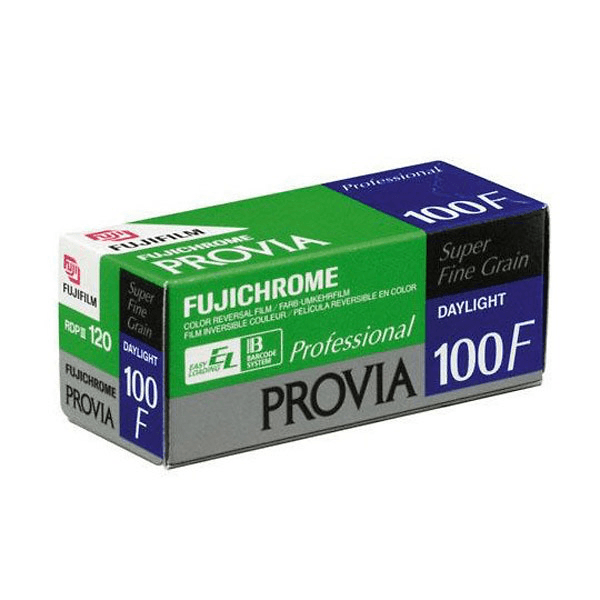 Fujifilm Fujichrome Provia 100F professional RDP III 120 daylight 1 roll colour 