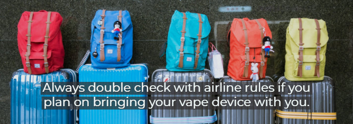 traveling with your vape device in your luggage