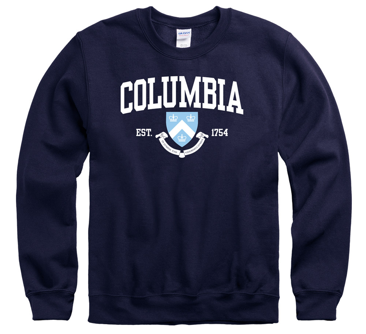 Columbia University Men's CrewNeck SweatshirtNavy Shop College Wear