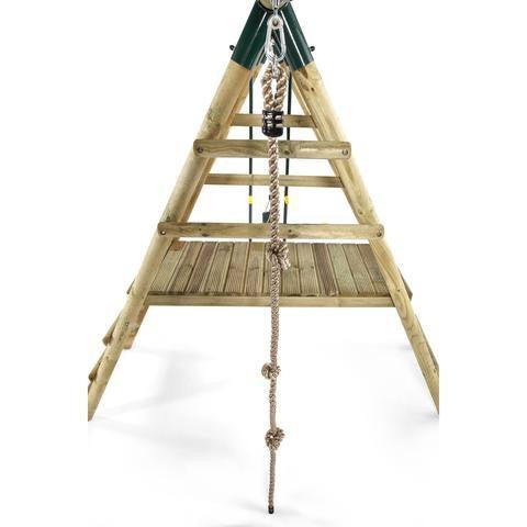 meerkat wooden swing set