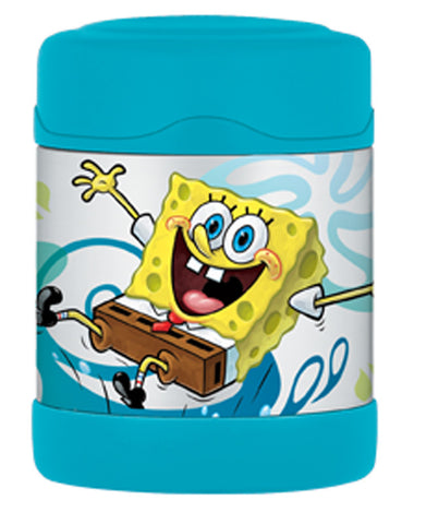 Thermos 290mL St/Steel Vacuum Insulated Food Jar - Sponge Bob