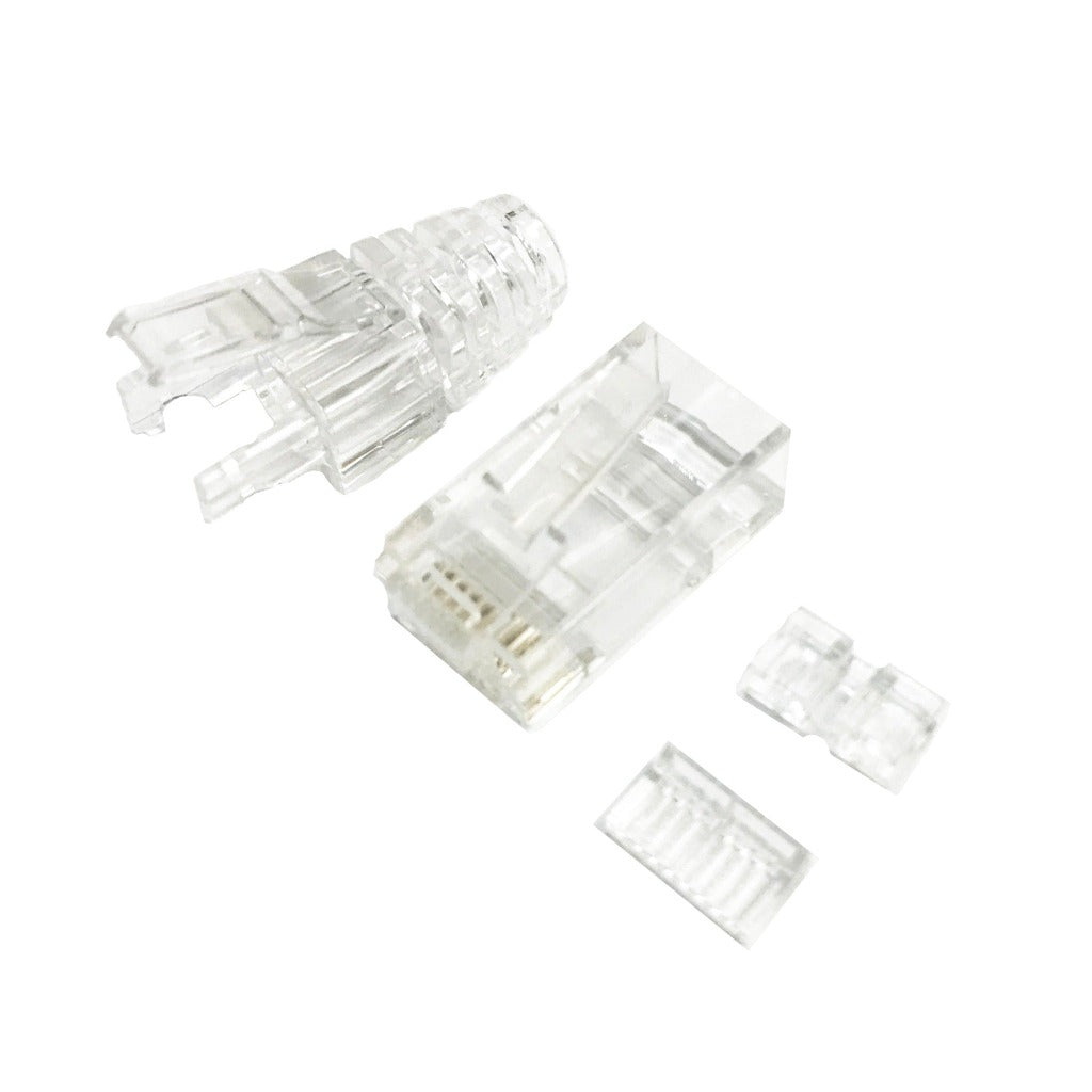 Repeler deficiencia Premio Cat6 28AWG RJ45 Modular Plug with Strain Relief Boot | Infinity Cable  Products