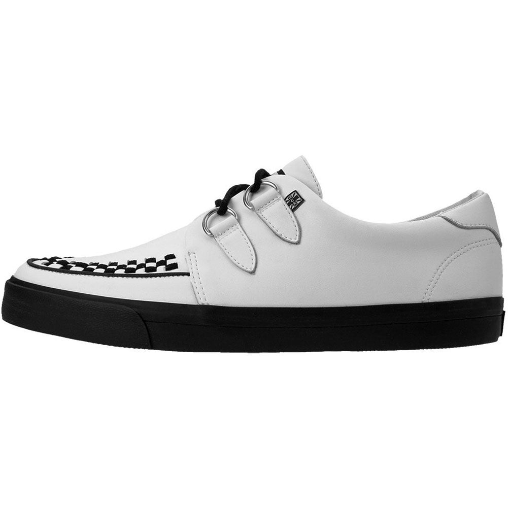 Unisex T.U.K. Leather D-Ring VLK Sneaker White Shoes