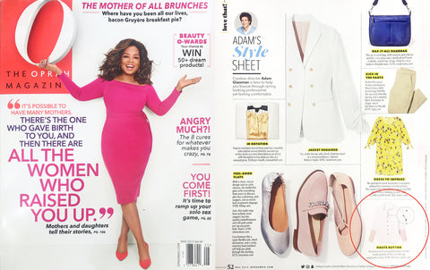 Oprah Magazine and Thirteen Seven Shirts