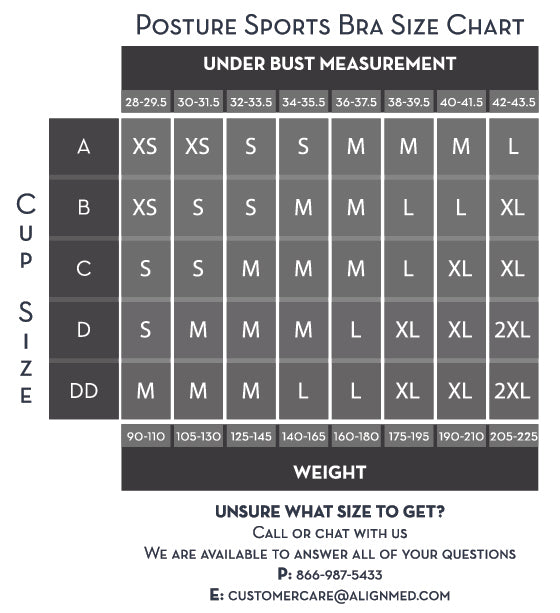 Bra Size Chart