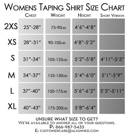 Womens Pullover Shirt Size Chart - Alignmed