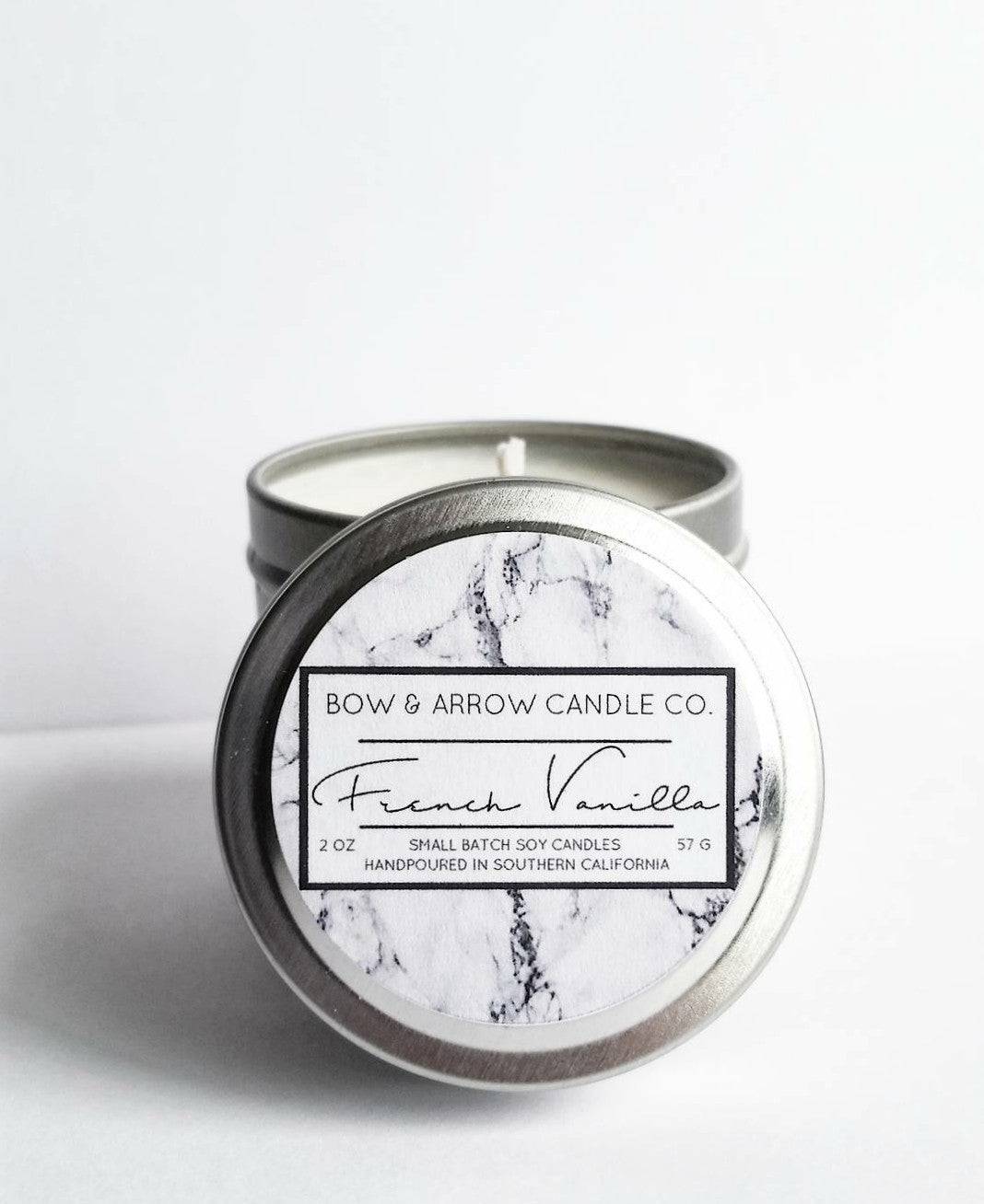 French Vanilla Scented 2 oz Soy Candle