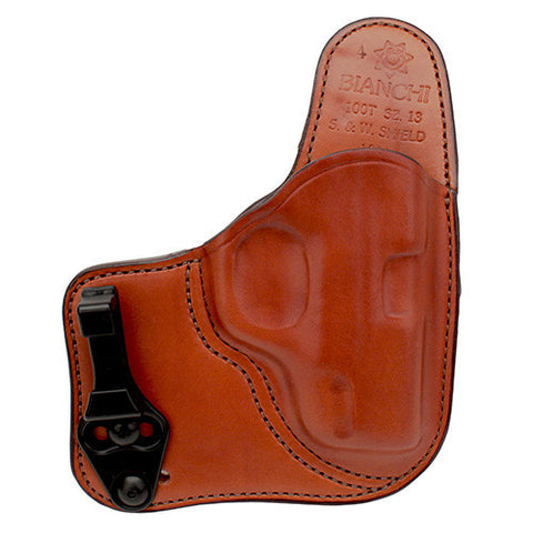 Bianchi 100 Professional Holster Size 13, SW MP 9mm Shield, Right Hand, Tan