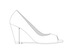 How Heel Height Is Measured Custom Wedding Shoes by Ellie Wren