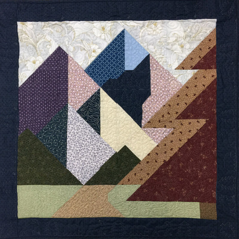 Majestic Mountain 24 inch Block Pattern – Jenny Ms Quilting Company