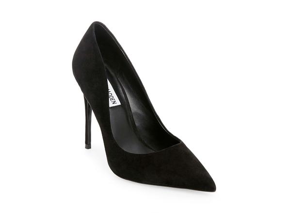 daisie black suede