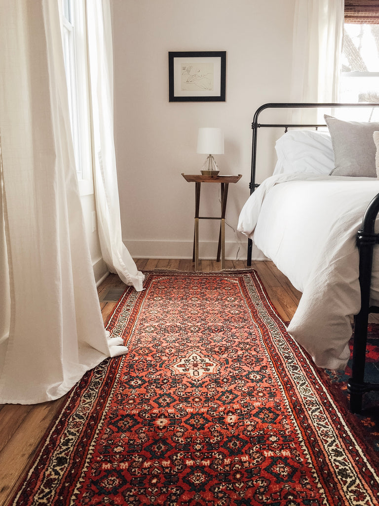 Vintage Runner in Bedroom