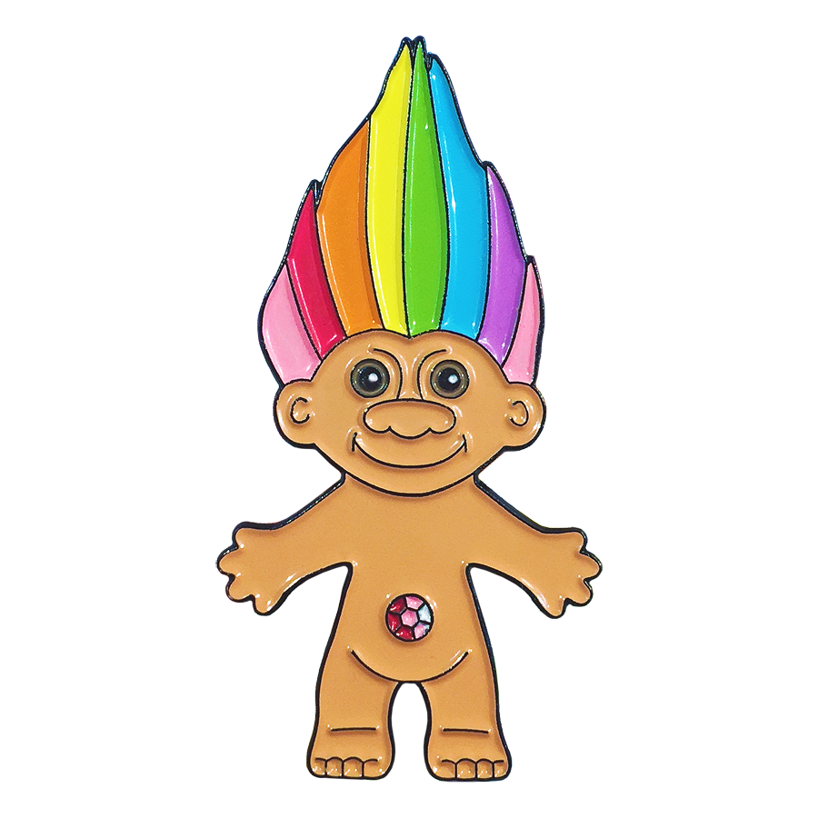 rainbow troll doll