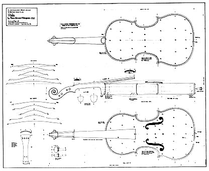 Technical drawing, Mantegazza viola, 1793