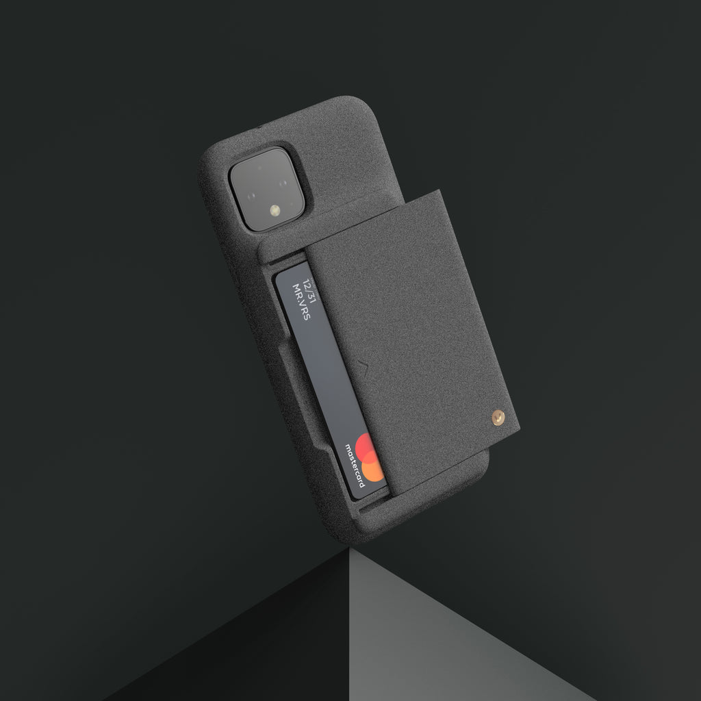 Best Minimalist Google Pixel 4 Series Sand Stone Phone Wallet Case by VRS Design