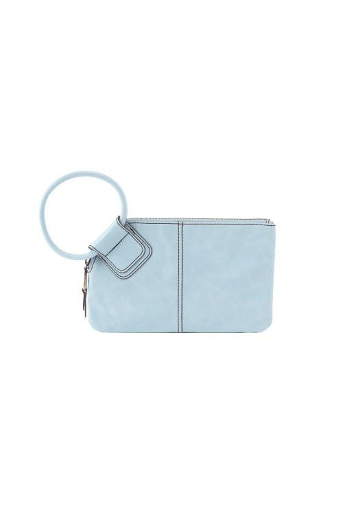 Hobo Sable Wristlet Clutch Whisper Blue - Madison San Diego