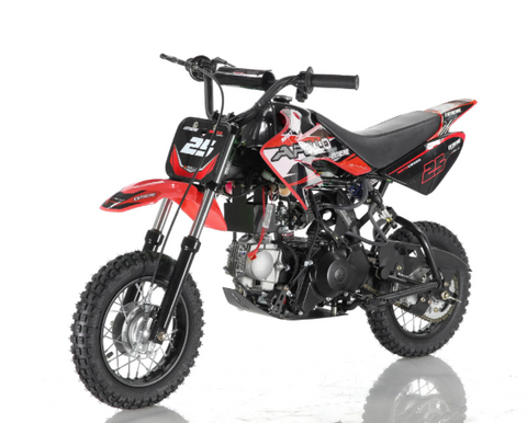 DB-25 vitacci fully automatic Motocross art bike for kids Red Belmonte Bikes