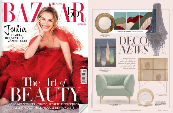 My Friend Paco hand tufted wool rugs at Harpers Bazaar magazine, Romania