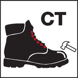 Composite toe safety shoes