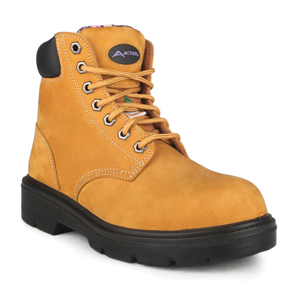 tan construction boots